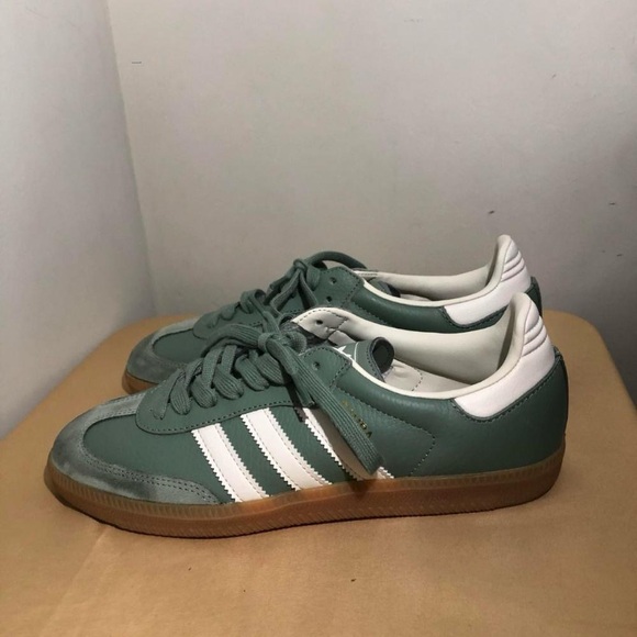 adidas Samba OG Silver Green Gum - Picture 5 of 7